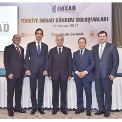 Türkiye İMSAD’ın yılda dört kez çeyrek periyotlarda düzenlediği Gündem Buluşmaları kapsamında gerçekleştirilen 2017 yılının ikinci toplantısı, 16 Haziran Cuma günü Ortaköy Feriye Lokantası’nda yapıldı. Türkiye İMSAD’ın yılda dört kez çeyrek periyotlarda düzenlediği Gündem Buluşmaları kapsamında gerçekleştirilen 2017 yılının ikinci toplantısı, 16 Haziran Cuma günü Ortaköy Feriye Lokantası’nda yapıldı.