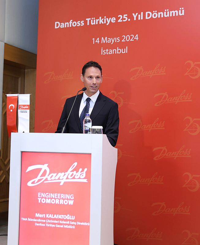 Danfoss Türkiye, Orta Doğu ve Afrika Bölgesi İklimlendirme Çözümleri Kıdemli Satış Direktörü ve Danfoss Türkiye Genel Müdürü Mert Kalafatoğlu