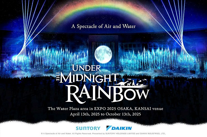 Daikin, Suntory İle Birlikte Expo 2025 Osaka, Kansai'de "Gece Yarısı Gökkuşağının Altında" Adlı Hava Ve Su Gösterisi Yapacak