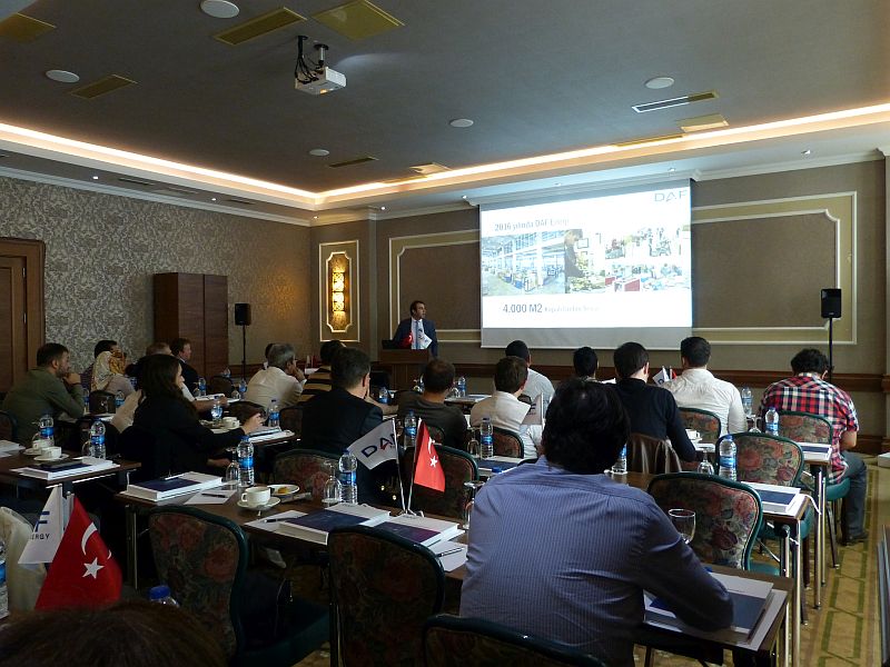 DAF Enerji, kentsel dönüşüm firmalarına hedefli olarak 24 Mayıs 2016 tarihinde, İstanbul- Kadıköy- Suadiye Hotel'de "Isı İstasyonları" semineri gerçekleştirdi. DAF Enerji, kentsel dönüşüm firmalarına hedefli olarak 24 Mayıs 2016 tarihinde, İstanbul- Kadıköy- Suadiye Hotel'de "Isı İstasyonları" semineri gerçekleştirdi.