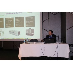 Daikin Türkiye Yeşil Enerji ve Çevre Bölüm Koordinatörü Dr. Andaç YAKUT, İSKİD adına “Türkiye İklimlendirme Sektörü’nde Enerji Verimliliği ve Güncel Yönetmelikler” başlıklı bir sunum gerçekleştirdi. Daikin Türkiye Yeşil Enerji ve Çevre Bölüm Koordinatörü Dr. Andaç YAKUT, İSKİD adına “Türkiye İklimlendirme Sektörü’nde Enerji Verimliliği ve Güncel Yönetmelikler” başlıklı bir sunum gerçekleştirdi.
