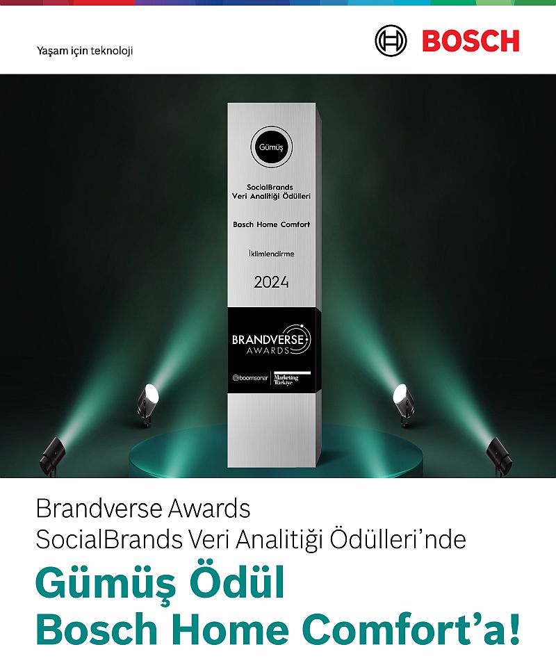 Bosch Home Comfort’a Brandverse Awards’tan ‘Gümüş’ Ödül