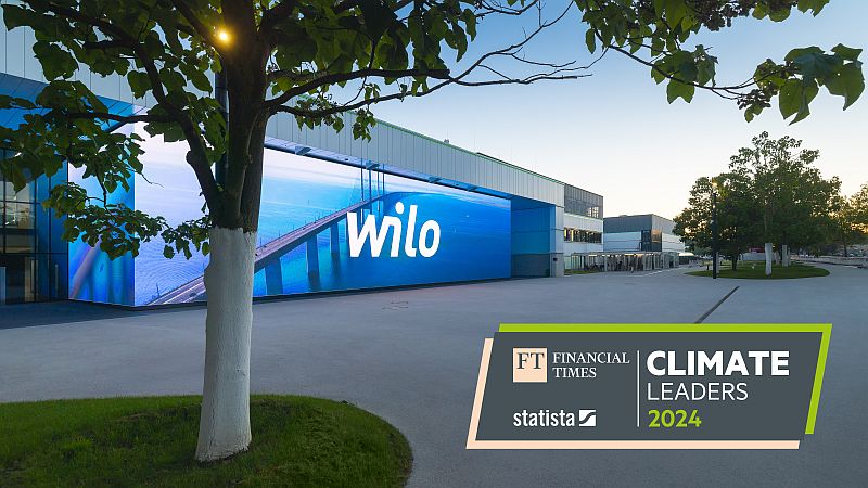 Wilo Grubu, Avrupa'nın İklim Lideri Olmaktan Gurur Duyuyor