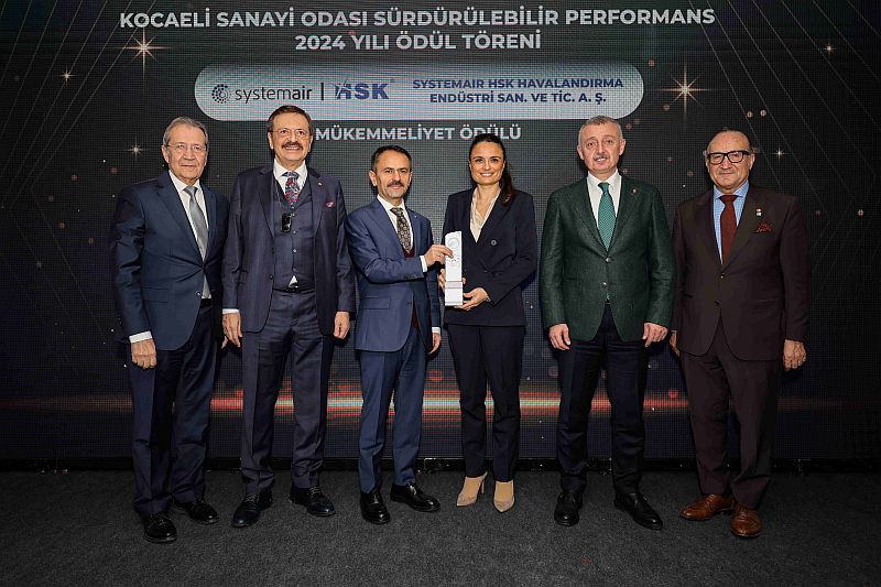 Kocaeli Sanayi Odası’ndan Systemair Türkiye’ye “Mükemmeliyet Ödülü”