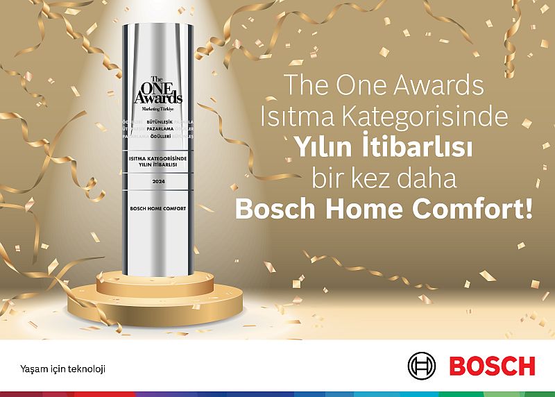 Bosch Home Comfort'a The ONE Awards'ta ‘Yılın İtibarlısı’ Ödülü