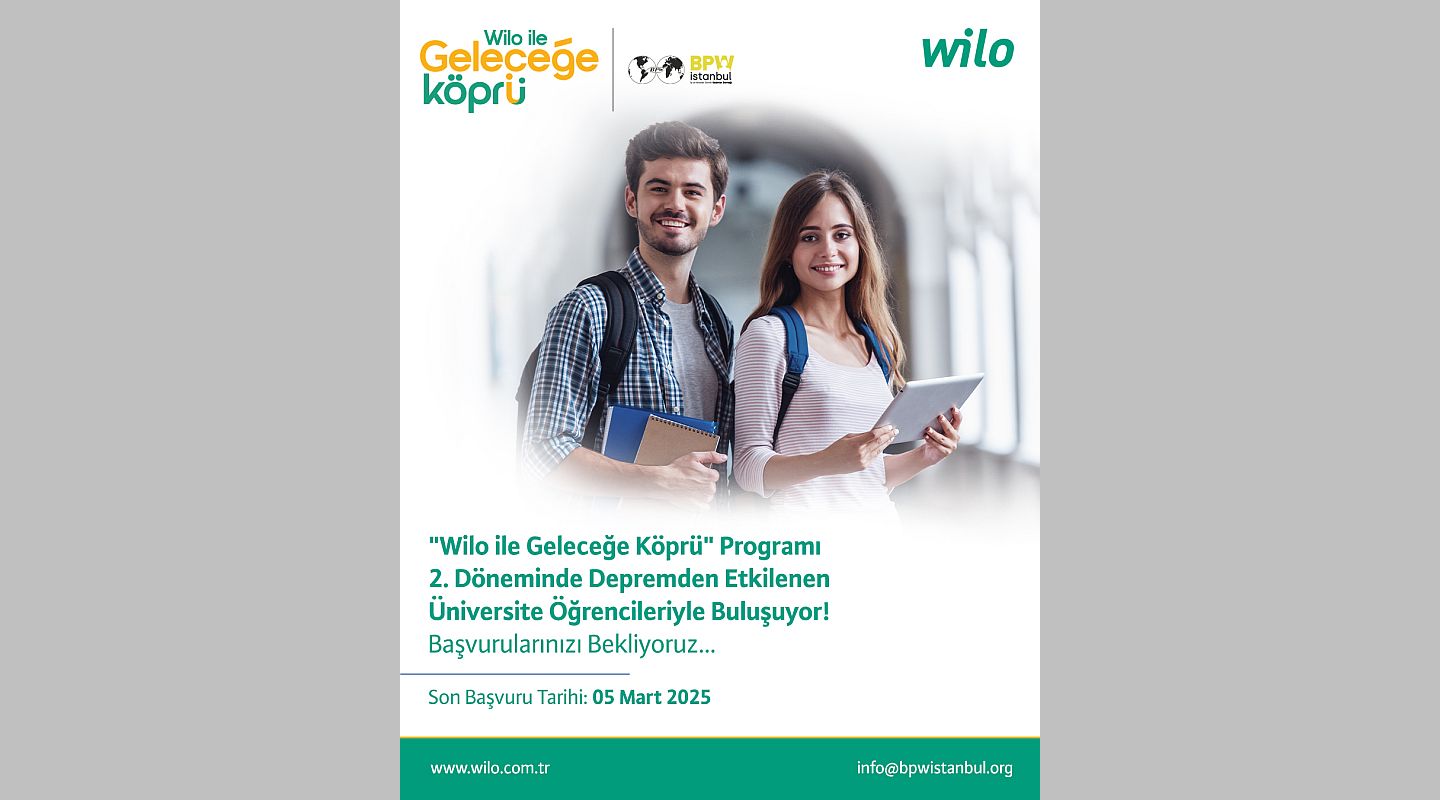 Wilo’dan Depremden Etkilenen Gençlere Mentorluk Desteği