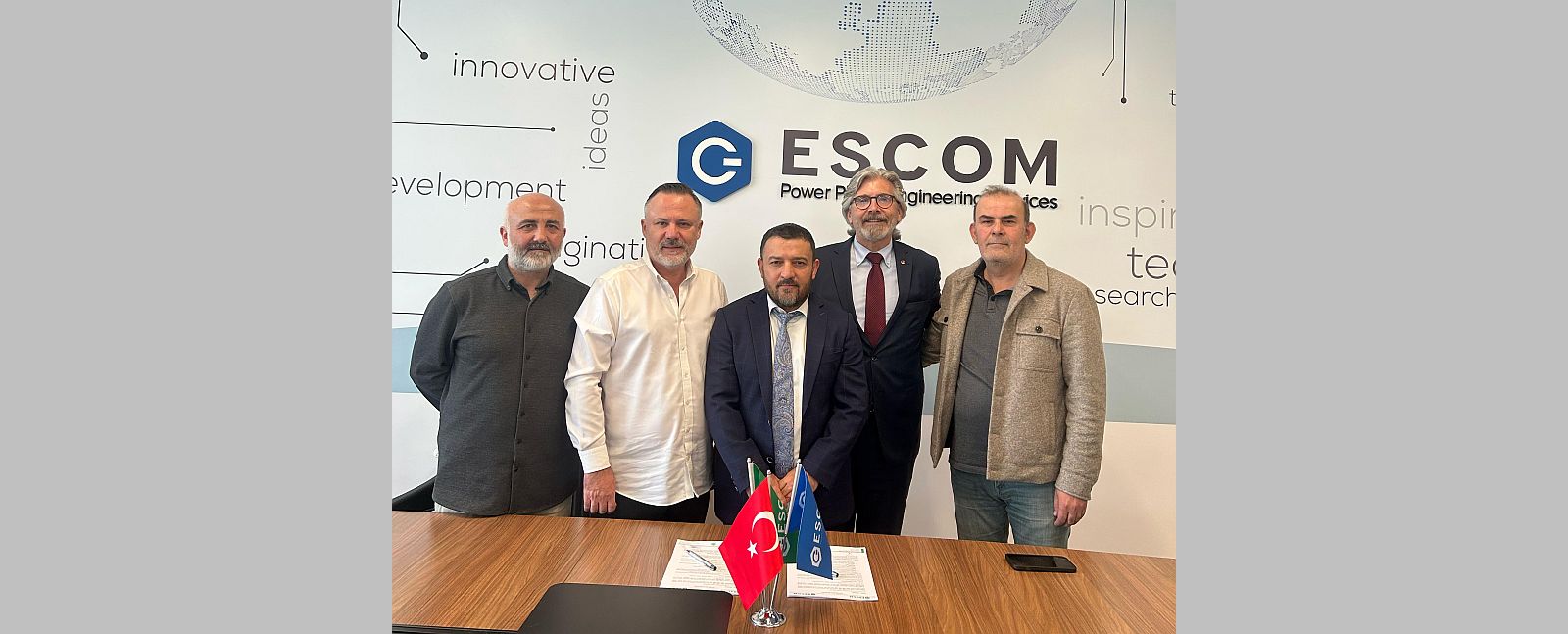  Barış Enerji Sistemleri ile Escom ES arasında imzalar atıldı