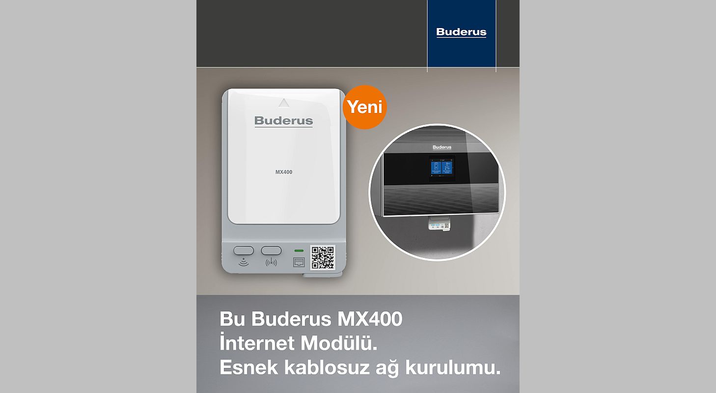 Buderus MX400 ile Isıtma Sistemlerinde Akıllı Kontrol Devrimi