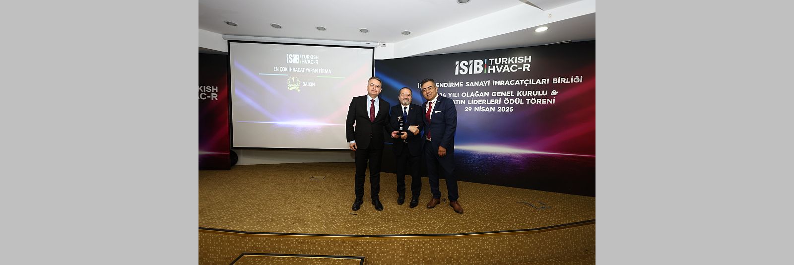 DAIKIN, 10. kez "En Çok SPLİT KLİMA İhracatı" Yapan Firma Kategorisinde Birinci Oldu