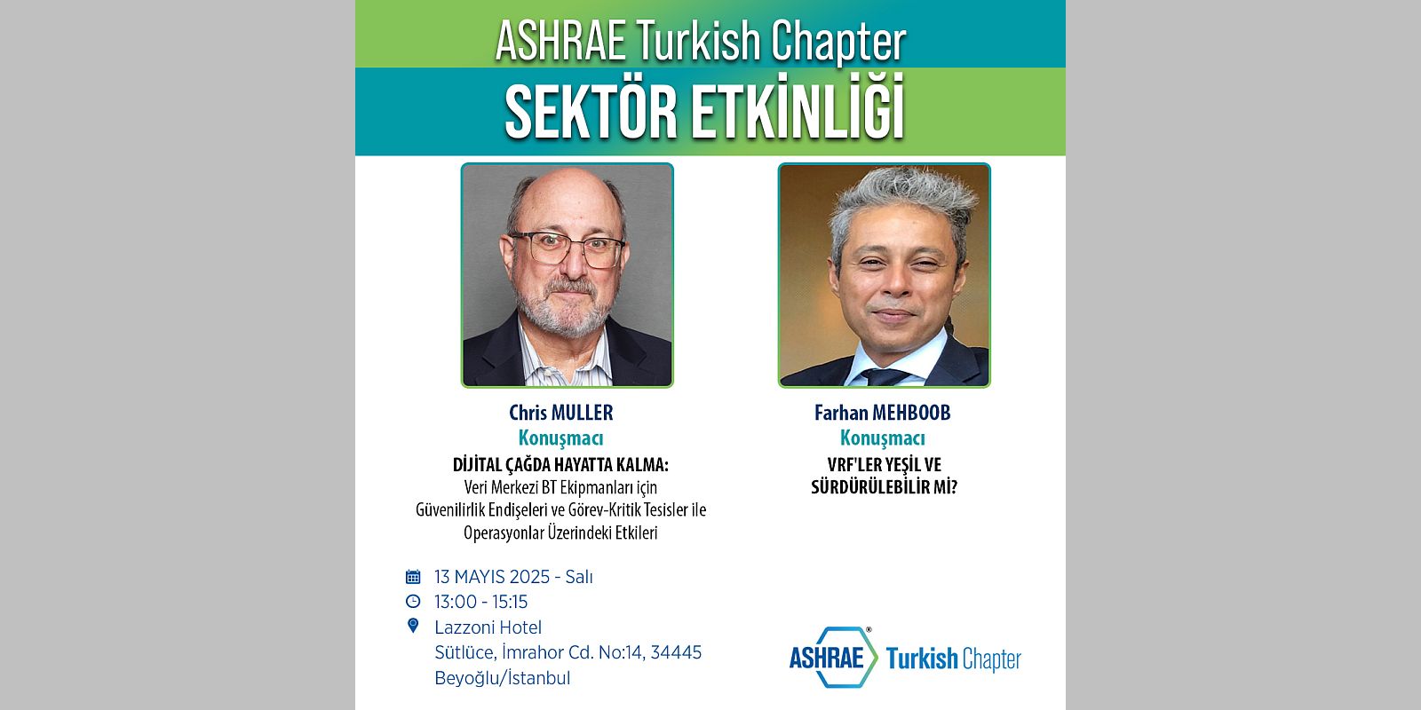 ASHRAE Turkish Chapter Sektör Etkinliği