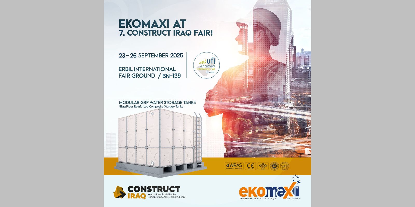 2025’te 5 Uluslararası Fuara Katılan Ekomaxi’nin 6. Durağı: Irak