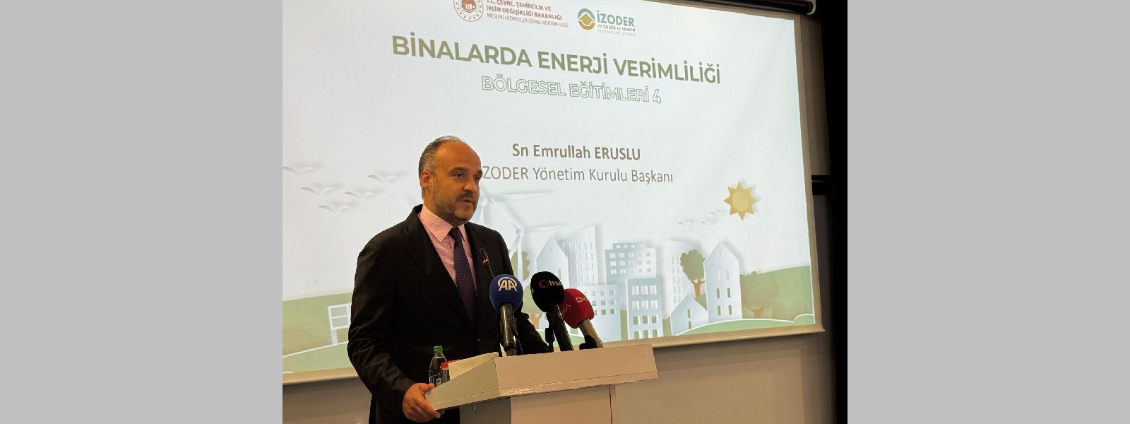 İZODER Yönetim Kurulu Başkanı Emrullah Eruslu
