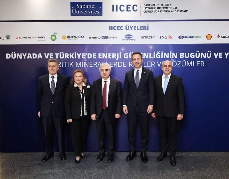 Sabancı Üniversitesi IICEC Konferansı’nda Enerji Güvenliği, Kritik Mineraller ve Gelecek Perspektifleri Masaya Yatırıldı