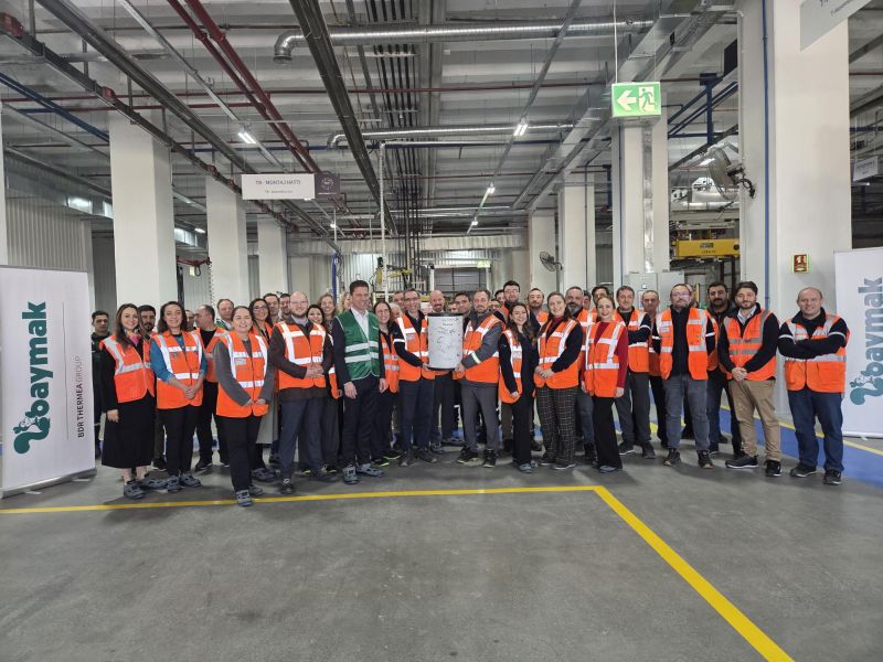 Baymak Yeni Boyler Üretim Hattını Devreye Aldı